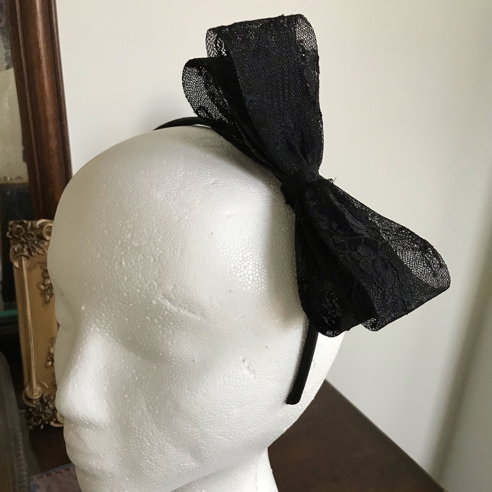Black Bow Headband